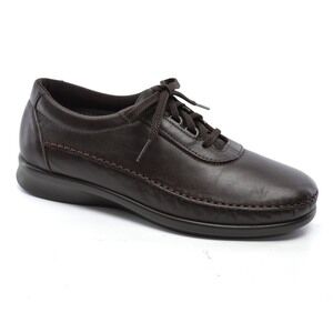 SAS Traveler Made in USA Brown Leather Oxford 7 N New